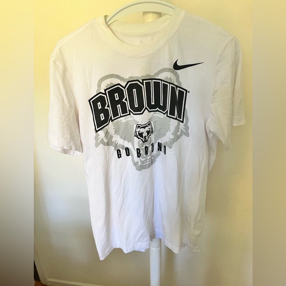 Mens Nike Brown University TShirt “Go Bruno” Size Small